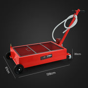 T-Rex 76L Low Level Mobile Truck Waste Oil Fluid Drainer Pan, Hand Pump, for Workshop V219-VHWWODTR8PNA