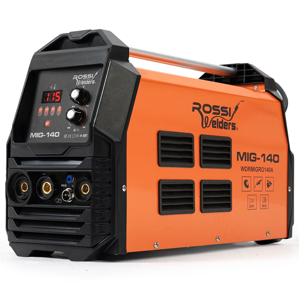 ROSSI 140A MIG/MAG/MMA/ARC/TIG Multi-Purpose Welder MIG-140, Flux/Solid Wire/CO2 Or Argon Gas V219-WDRMIGRO140A