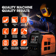 ROSSI 140A MIG/MAG/MMA/ARC/TIG Multi-Purpose Welder MIG-140, Flux/Solid Wire/CO2 Or Argon Gas V219-WDRMIGRO140A