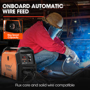 ROSSI 140A MIG/MAG/MMA/ARC/TIG Multi-Purpose Welder MIG-140, Flux/Solid Wire/CO2 Or Argon Gas V219-WDRMIGRO140A