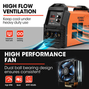 ROSSI 140A MIG/MAG/MMA/ARC/TIG Multi-Purpose Welder MIG-140, Flux/Solid Wire/CO2 Or Argon Gas V219-WDRMIGRO140A