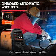 ROSSI 200A MIG/MAG/MMA/ARC/TIG Multi-Purpose Welder MIG-200, Flux/Solid Wire/CO2 Or Argon Gas V219-WDRMIGRO200A