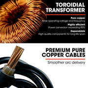 ROSSI 200A MIG/MAG/MMA/ARC/TIG Multi-Purpose Welder MIG-200, Flux/Solid Wire/CO2 Or Argon Gas V219-WDRMIGRO200A