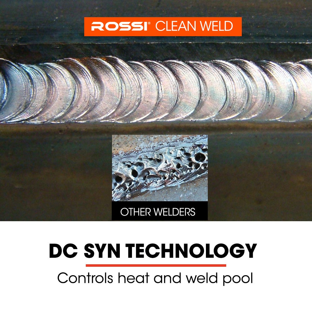 ROSSI 200A MIG/MAG/MMA/ARC/TIG Multi-Purpose Welder MIG-200, Flux/Solid Wire/CO2 Or Argon Gas V219-WDRMIGRO200A