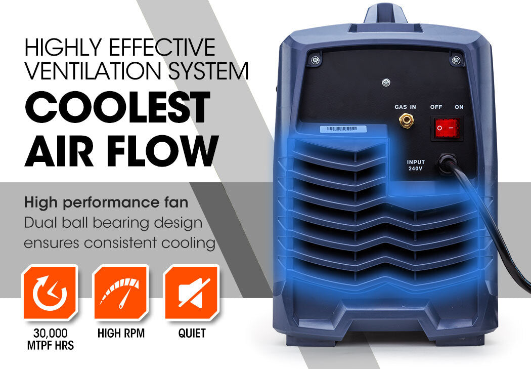 ROSSI 300 Amp MIG Stick Welder, Portable DC Gas Gasless Inverter Welding Machine, 15A Plug V219-WLDMIGROSA3C0