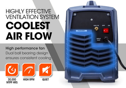 ROSSI 300 Amp MIG Stick Welder, Portable DC Gas Gasless Inverter Welding Machine, 15A Plug V219-WLDMIGROSA3C0