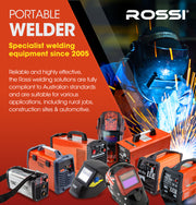 ROSSI 200 Amp Portable Inverter Arc Stick Welder, MMA DC Gas Inverter Welding Machine, 15A Plug V219-WLDMMAROSA2C0