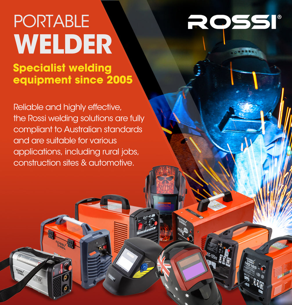 ROSSI 200 Amp Portable Inverter Arc Stick Welder, MMA DC Gas Inverter Welding Machine, 15A Plug V219-WLDMMAROSA2C0