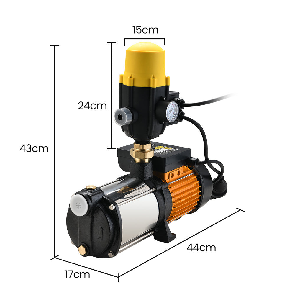 Protege Multi-stage Water Hi-pressure Pump with Auto-controller Home Garden Irrigation 4-Stage Electric V219-WTPMTSPT4CNA