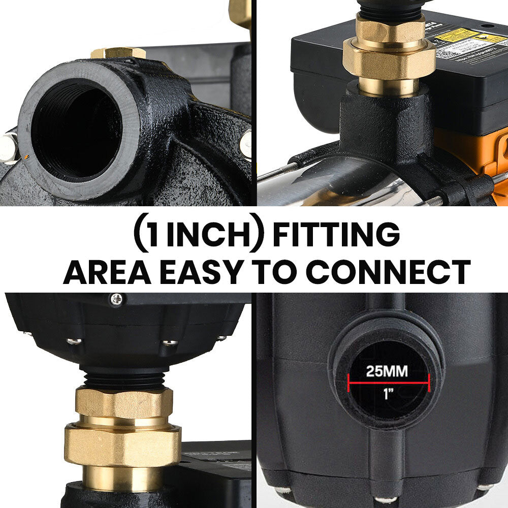 Protege Multi-stage Water Hi-pressure Pump with Auto-controller Home Garden Irrigation 4-Stage Electric V219-WTPMTSPT4CNA