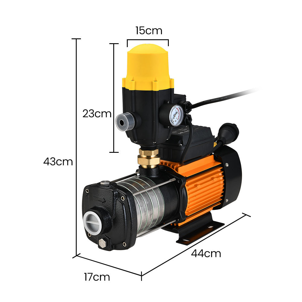 Protege Multi-stage Water Hi-pressure Pump with Auto-controller Home Garden Irrigation 6-Stage Electric V219-WTPMTSPT6CNA
