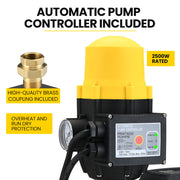 Protege Multi-stage Water Hi-pressure Pump with Auto-controller Home Garden Irrigation 6-Stage Electric V219-WTPMTSPT6CNA