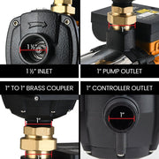 Protege Multi-stage Water Hi-pressure Pump with Auto-controller Home Garden Irrigation 6-Stage Electric V219-WTPMTSPT6CNA