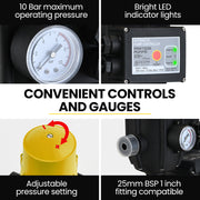 Protege Multi-stage Water Hi-pressure Pump with Auto-controller Home Garden Irrigation 6-Stage Electric V219-WTPMTSPT6CNA