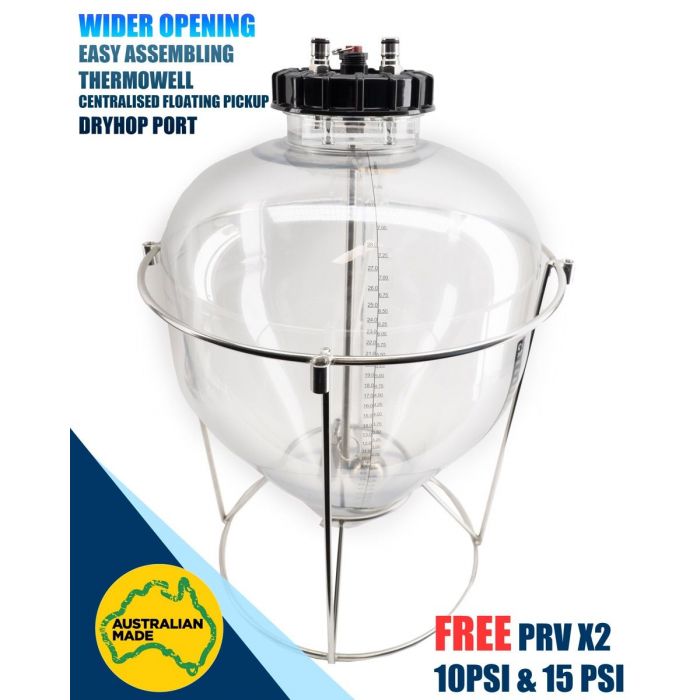 Keg King - Apollo 30L Snub Nose Fermenter V225-10568