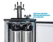 Keg King - Kegmaster XL Premium Kegerator - Fridge Pack V225-11398P