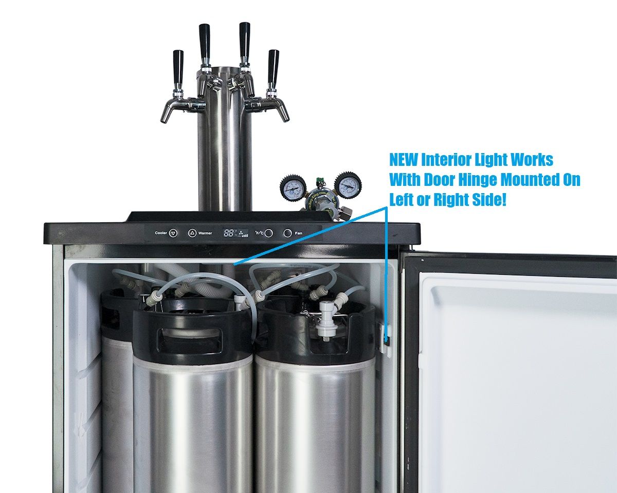 Keg King - Kegmaster XL Premium Kegerator - Fridge Pack V225-11398P