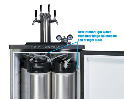 Keg King - Kegmaster XL Premium Kegerator - Fridge Pack V225-11398P