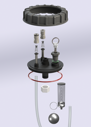 Keg King - Chubby Apollo 30L Fermenter with Wide Mouth and Integrated Handles V225-13477