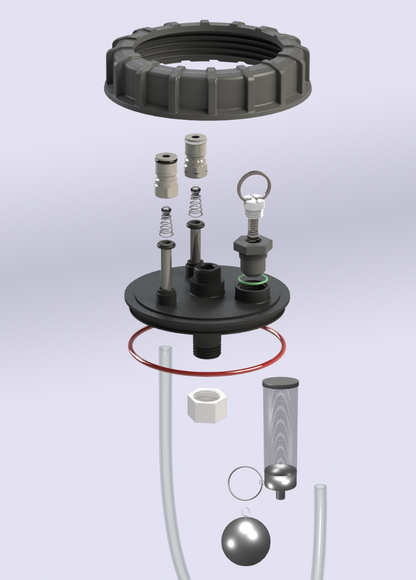 Keg King - Chubby Apollo 30L Fermenter with Wide Mouth and Integrated Handles V225-13477