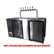 Kegerator - KegMaster Super Deluxe - Two Door Large V225-7715