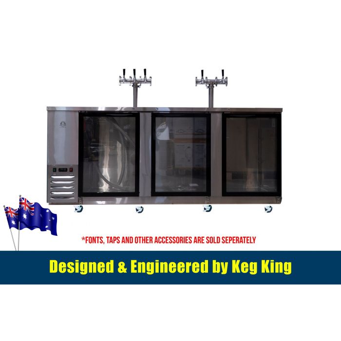 Kegerator - KegMaster Super Deluxe - Three Door V225-7716