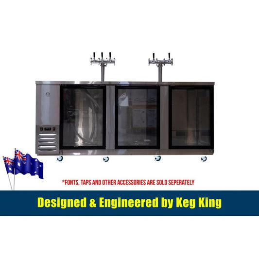 Kegerator - KegMaster Super Deluxe - Three Door V225-7716