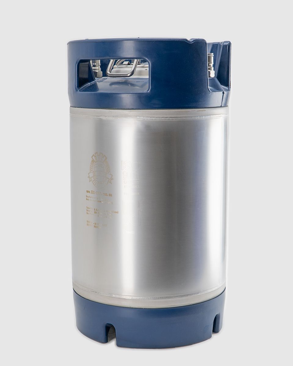 Keg King - Limited Edition True Blue 9.5L Ball Lock Cornelius "corny" keg V225-8688K