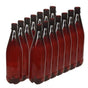 750ml Amber PET beer bottle with caps x 16 V225-8885