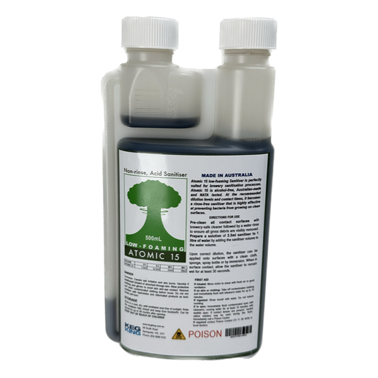 Atomic 15 - Low Foaming Sanitiser 500ml V225-9009