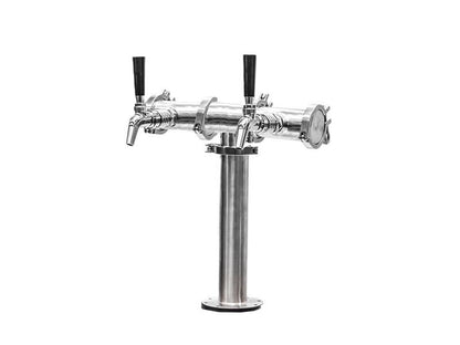 Beer Font Tower - Double Tap Modular Beer Font with Tap V225-MFP002
