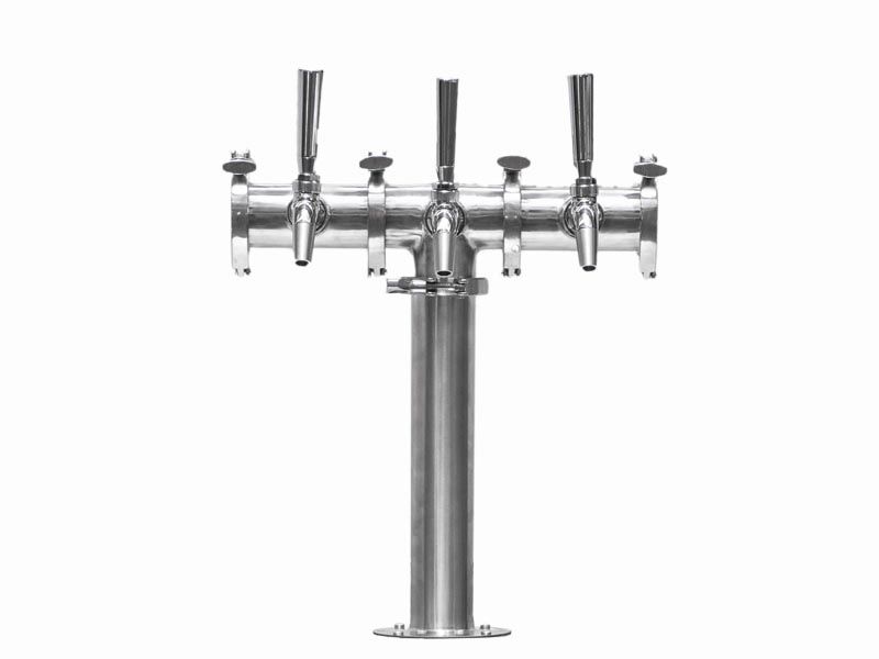Beer Font Tower - Triple Tap Modular Beer Font with Tap V225-MFP003