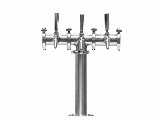 Beer Font Tower - Triple Tap Modular Beer Font with Tap V225-MFP003