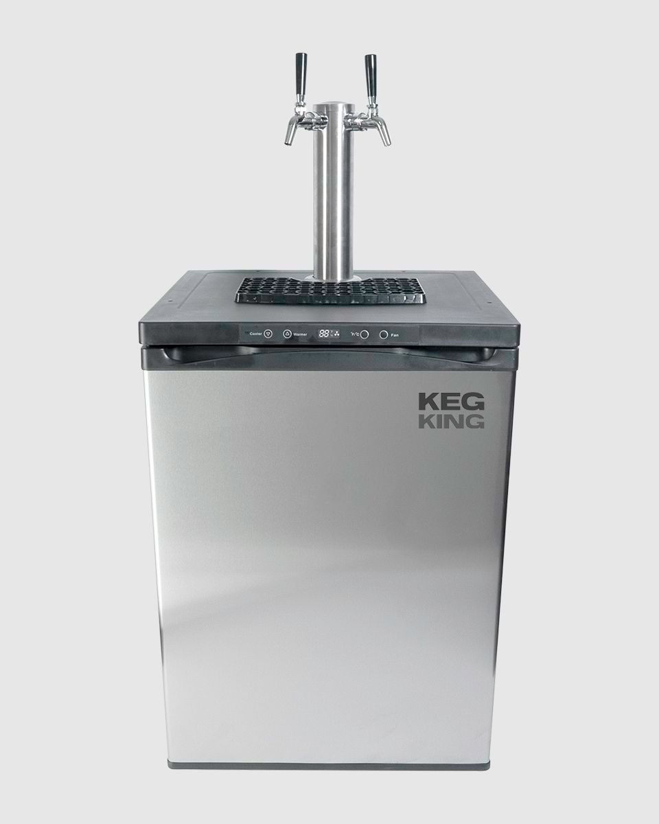 Keg King - Kegmaster Series XL Kegerator - Fastap Double Tap V225-XL2TFP