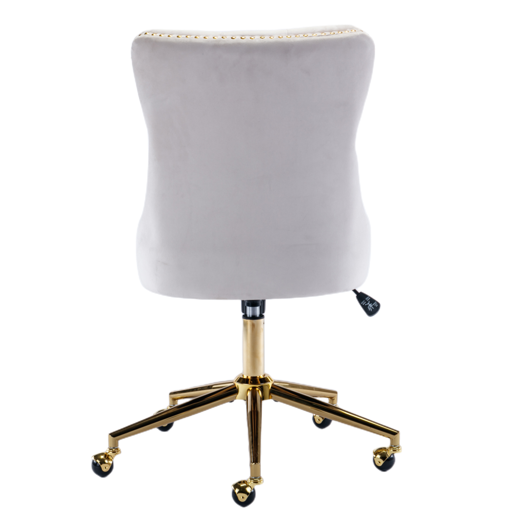 Velvet Home Office Chair- Beige V226-SW1823BG