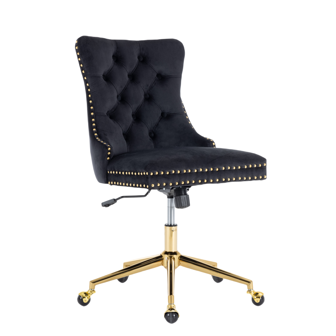 Velvet Home Office Chair- Black V226-SW1823BK