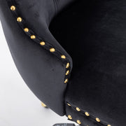 Velvet Home Office Chair- Black V226-SW1823BK