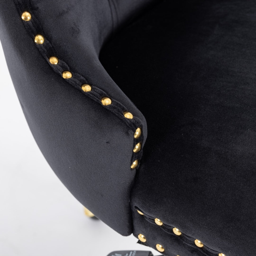 Velvet Home Office Chair- Black V226-SW1823BK