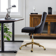 Velvet Home Office Chair- Black V226-SW1823BK