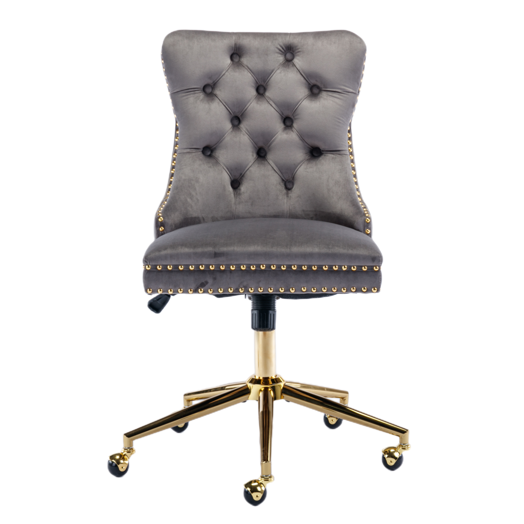 Velvet Home Office Chair- Grey V226-SW1823GY