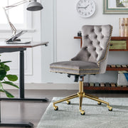 Velvet Home Office Chair- Grey V226-SW1823GY