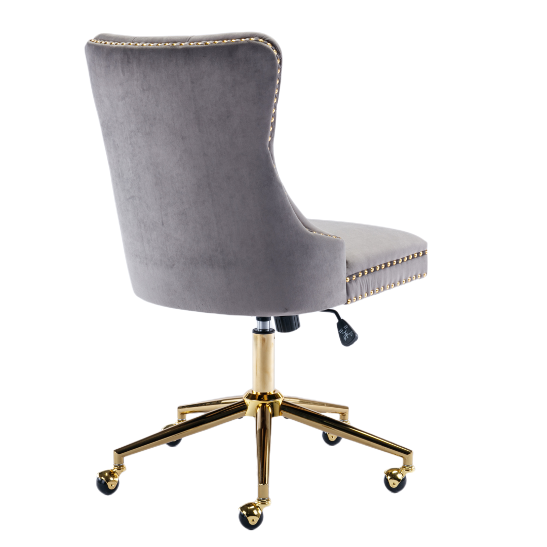 Velvet Home Office Chair- Grey V226-SW1823GY