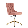Velvet Home Office Chair- Pink V226-SW1823PK