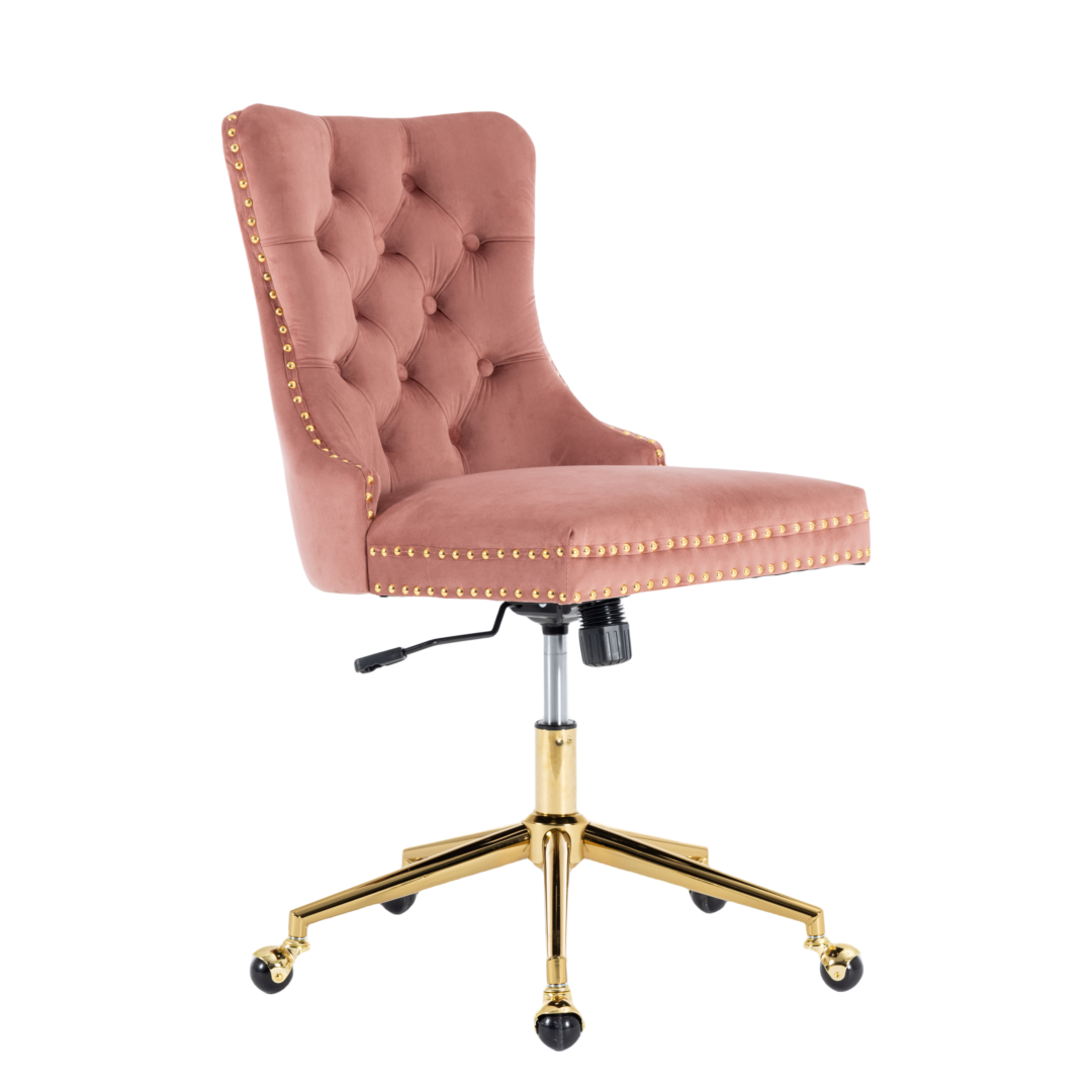 Velvet Home Office Chair- Pink V226-SW1823PK