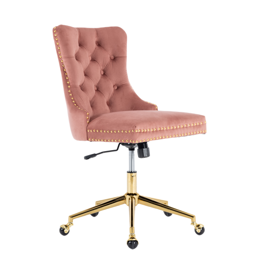 Velvet Home Office Chair- Pink V226-SW1823PK