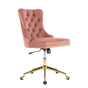 Velvet Home Office Chair- Pink V226-SW1823PK