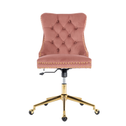 Velvet Home Office Chair- Pink V226-SW1823PK