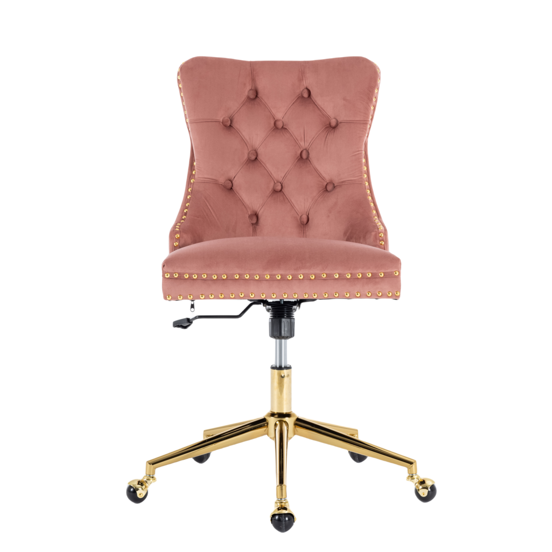 Velvet Home Office Chair- Pink V226-SW1823PK
