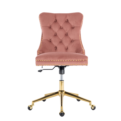 Velvet Home Office Chair- Pink V226-SW1823PK