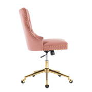 Velvet Home Office Chair- Pink V226-SW1823PK